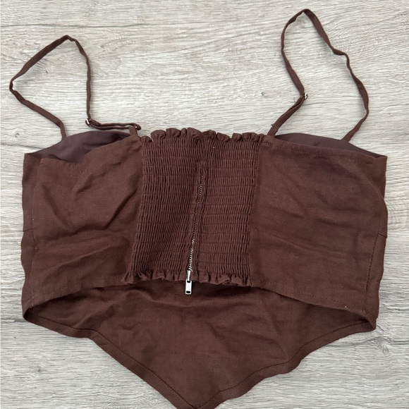 Reformation Sansa Linen Top - Picture 3 of 4